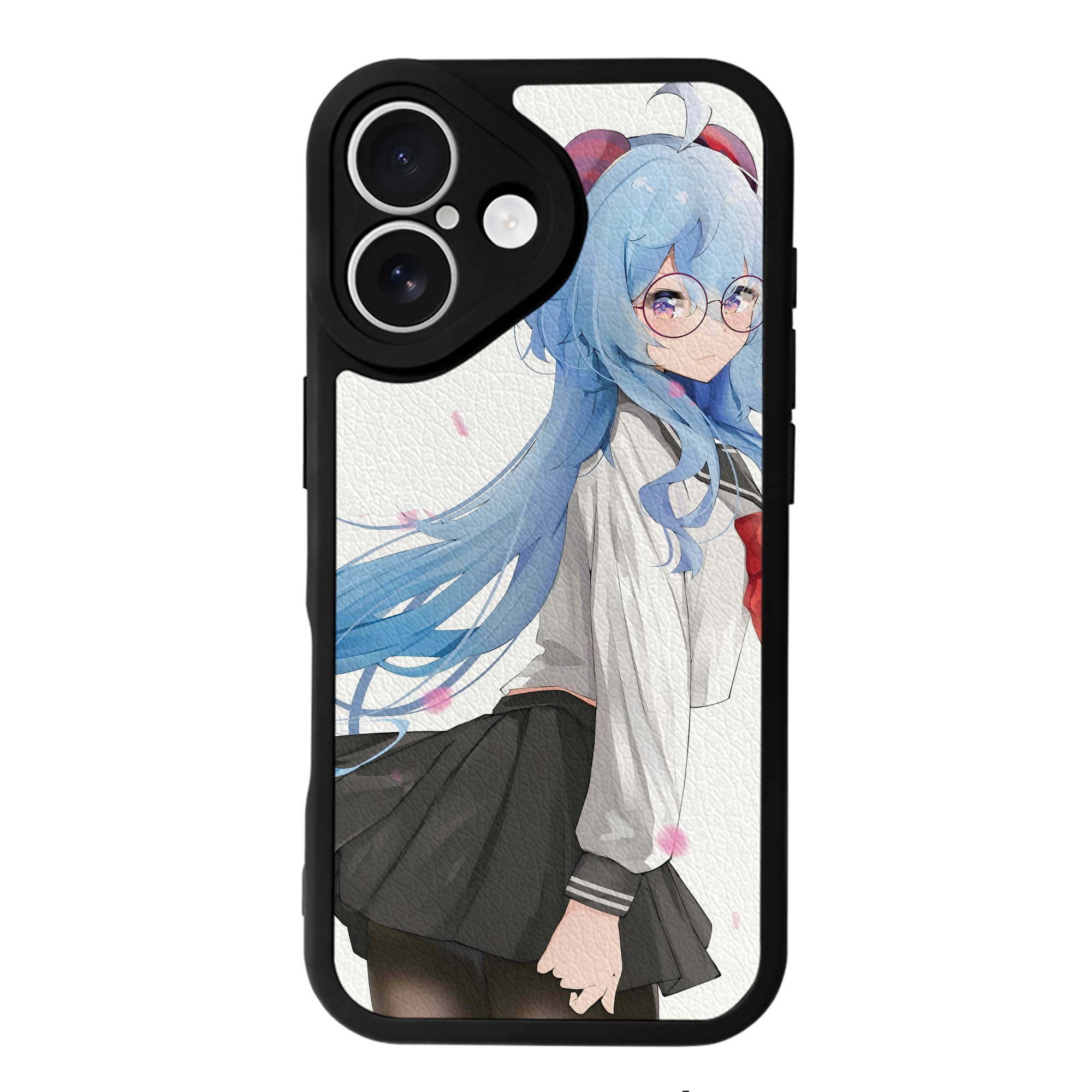 げんし神 genshin 【iPhone 16シリーズ対応】シリコンスマホケース（レザー調） 材質：シリコン